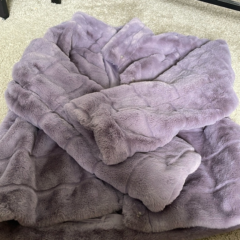 Faux fur jacket